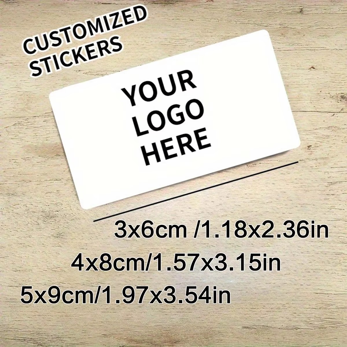 Прямоугольные наклейки на зака – обзор и цена Photography Logo