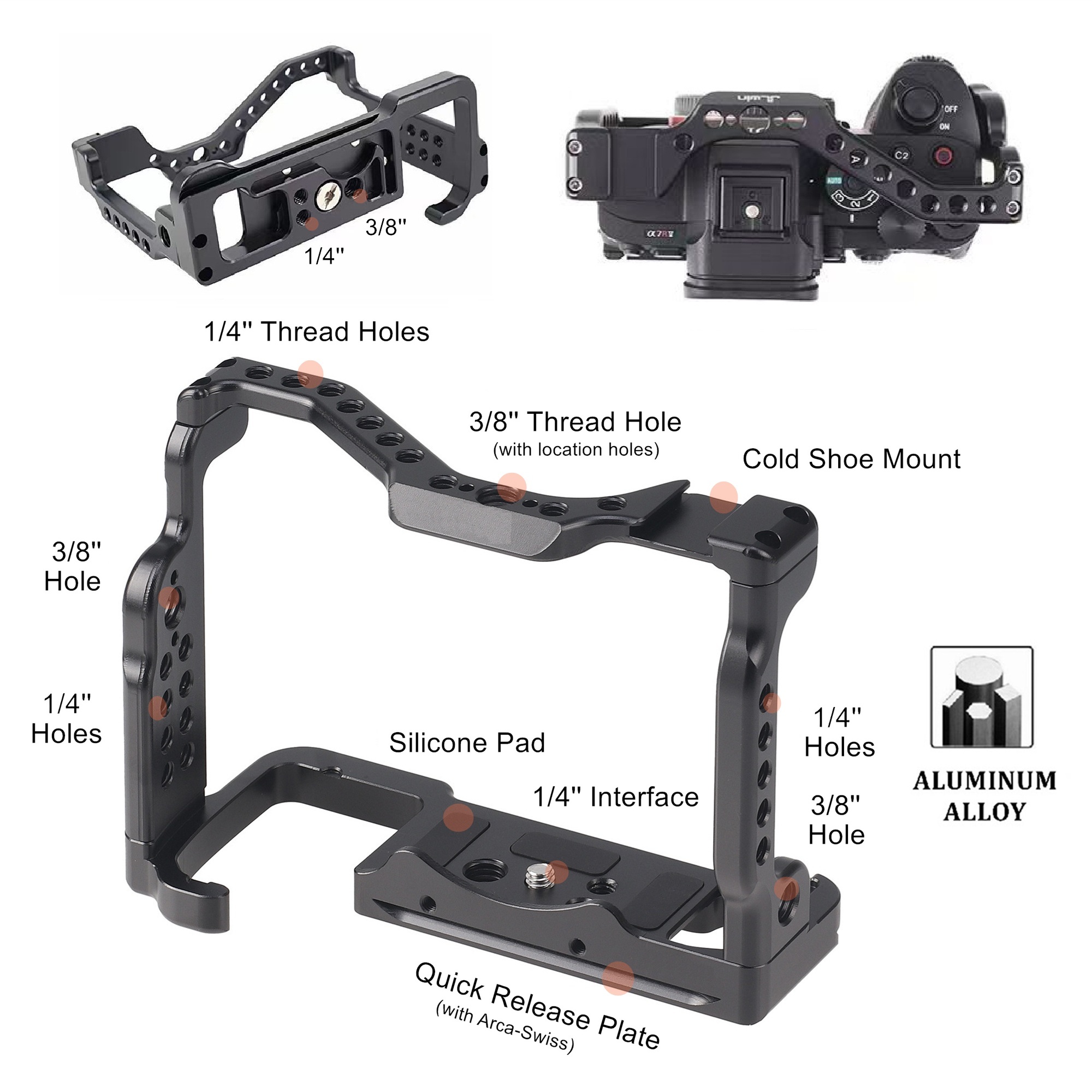 Клетка для камеры Sony Alpha 7 – обзор и цена Camera Cage Rig